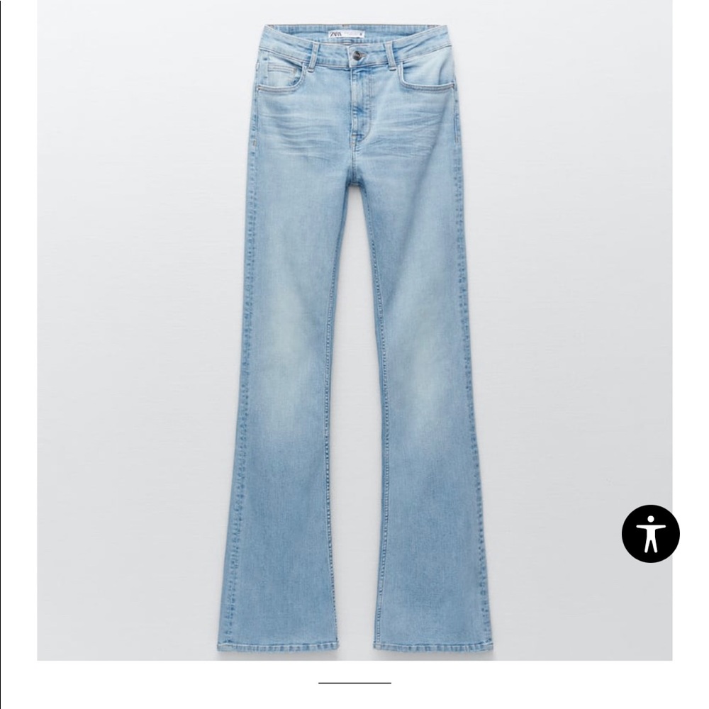 Zara Flare High Rise Jeans